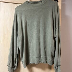 Olive Green Mock Neck Long sleeve